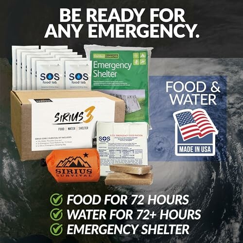 Sirius 3-72 Hour Survival Kit