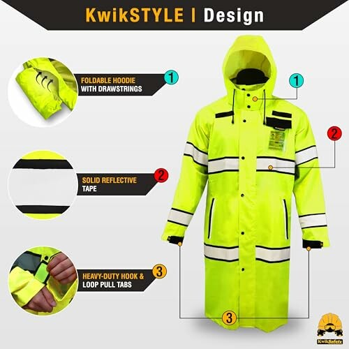 KwikSafety TORRENT Rain Jacket