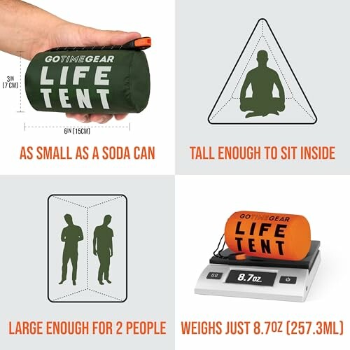 Go Time Gear Survival Life Tent