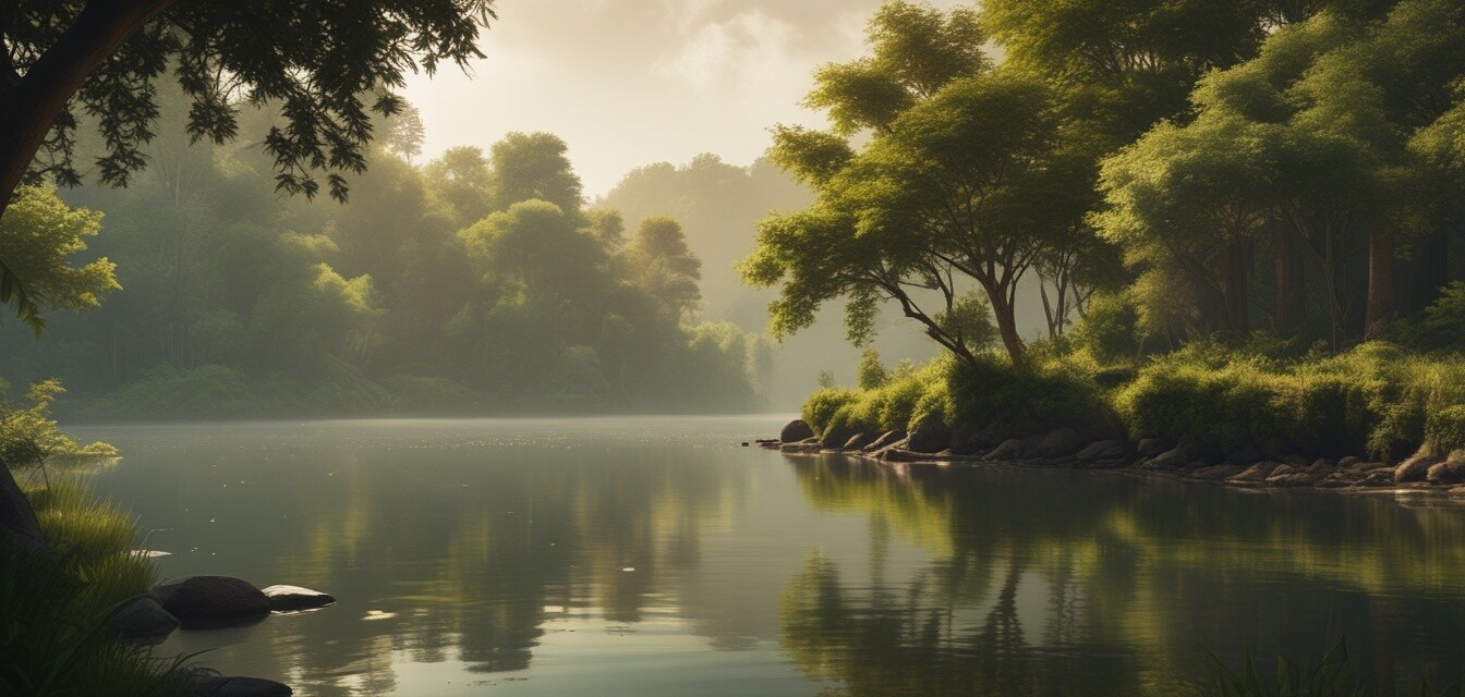 Nature scene symbolizing peace and resilience