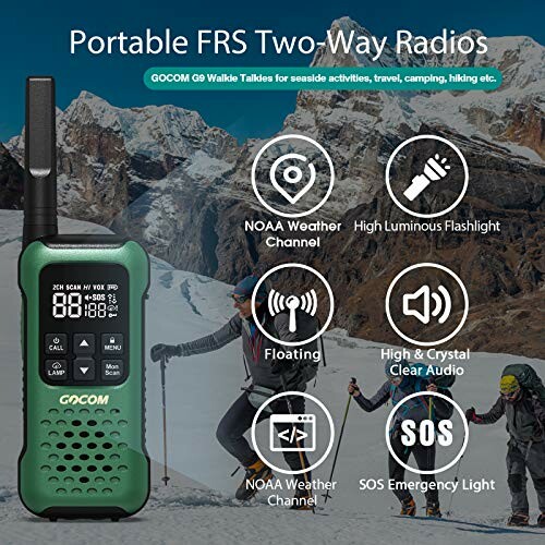 GOCOM G9 Waterproof Walkie Talkie