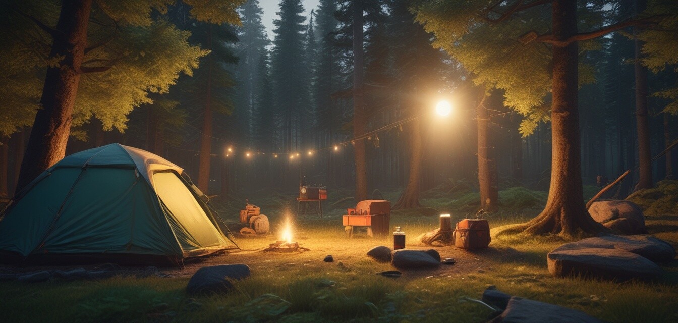Safe campsite location