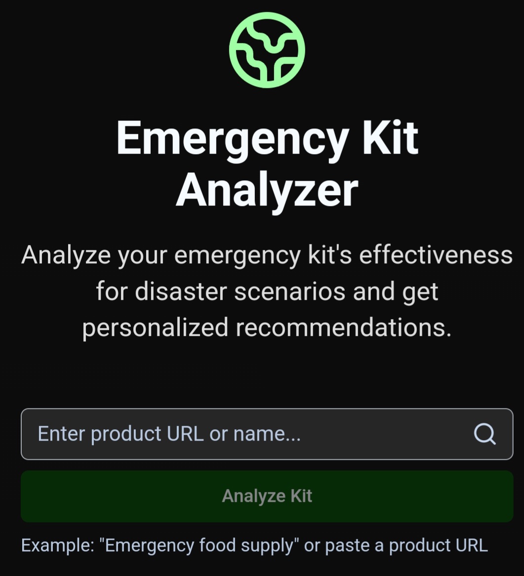 Emergency Kit Analyzer Tool