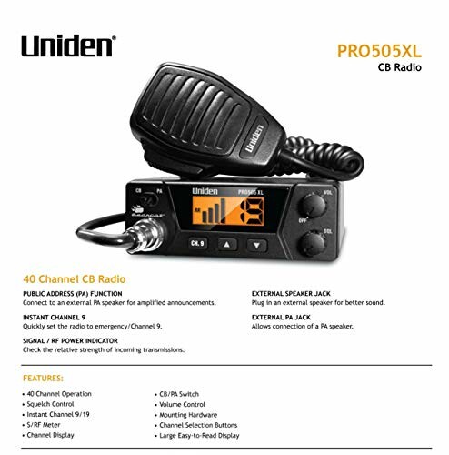 Uniden PRO505XL CB Radio